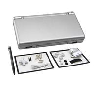 OSTENT Kit de Réparation Complet des Pièces de Remplacement du Boîtier de la Coque pour Nintendo DS Lite NDSL, Couleur Argent