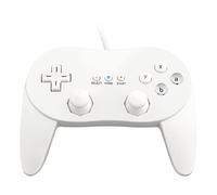 OSTENT Manette classique Filaire Pro Gamepad Joystick pour Console de jeux vidéo pour Wii Remote, Couleur Blanc
