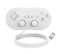 OSTENT Manette de Jeu Classique Filaire pour Nintendo Wii Remote console Jeu vidéo Couleur Blanc