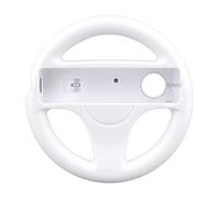 OSTENT Mario Kart Racing Games Volant Compatible pour Nintendo Wii Télécommande Couleur Blanc