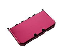 OSTENT Protecteur de Peau de Couverture de boîtier en Aluminium Dur Compatible pour Nintendo Console New 3DS LL / XL - Couleur Rouge
