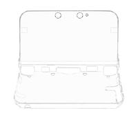 OSTENT Protection Clear Crystal Hard Guard Case Cover Skin Shell pour Nintendo 3DS XL / 3DS LL Couleur Blanc Clair