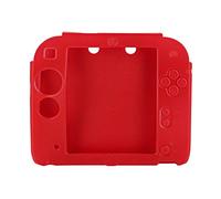 OSTENT Silicone Souple Protection complète Pochette Housse Etui Compatible pour Console Nintendo 2DS - Couleur Rouge