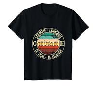 Ostéopathe Homme Original légende Humour ostéopathie Cadeau T-Shirt, Enfant, Noir, 4 Ans
