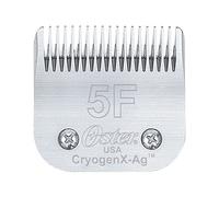 Oster Tête de tonte Cryogen-X, jeu de peignes, tête de tonte Snap-On, taille 5 F, 6,3 mm, tonte de précision, éleveurs professionnels, toiletteurs, propriétaires de chevaux, éleveurs, particuliers