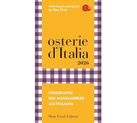 Osterie d'Italia 2026. Sussidiario del mangiarbere all'italiana