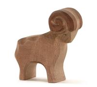 Ostheimer 11651 bélier de Mouton Brun en Bois, Hauteur 9,5 cm