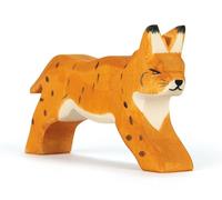 Ostheimer 15220 - Lince, in legno, altezza 5,5 cm, serie animali di tutto il mon