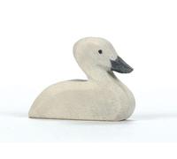 Ostheimer - 15905 - Cigno, piccolo, legno, fatto a mano, 4,3 cm x 3,3 cm x 2,5 c