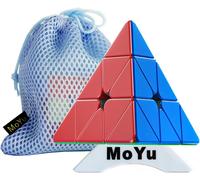 Ostiffen moyu Magic Cube Pyramides Pyramides Pyramides m V2 3x3x3 Pyramides m V2 Pyramides Multicolores Cube Pyramide Triangle Quatre Axes Quadruple Cube Un Cube trépied Un Cube Sac(Multicolor)