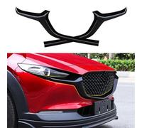 OSTREY Bande de Garniture de Calandre de Voiture pour Mazda CX30 CX-30 2020 2021 2022, Accessoires de Style de Cadre de Décoration de Couverture de Grilles de Course ABS,Glossy Black