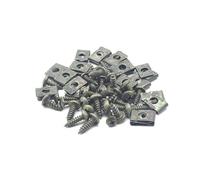 OSTREY Vis à Boulon M4/M5 Moto U-Type Métal Clips Vis Autotaraudeuses Retenue Carénage Boulons Kit pour Ebike Cyclomoteur Scooter (Color : Dark Green M5 13)