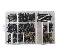 OSTREY Vis à Boulon Moto 200x Carénage Corps Boulons Kit Vis Clip pour BMW K1600GT K1600 GT K1600GTL K1600 GTL K1600B 2011-2019 2018 2017 2016 2015 2014 2013 2012(Nero)