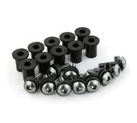 OSTREY Vis à Boulon pour Ducati 748 916 996 998 749 999 848 1098 1198 Kits De Boulons De Pare-Brise De Moto Vis De Pare-Brise en Aluminium Ensemble M4 * 16 10 Pièces (Color : Titanium)