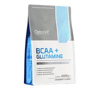 OstroVit BCAA + Glutamine 1000 g goût fraise-myrtille