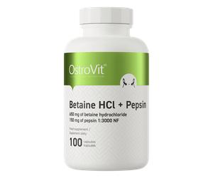 OstroVit Betaine HCl + Pepsin 100 gélules