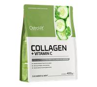 OstroVit Collagène + Vitamine C 400 g goût concombre-menthe