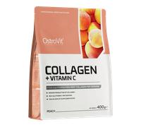 OstroVit Collagène + Vitamine C 400 g goût pêche