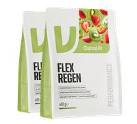 OstroVit Flex Regen 2 x 400 g en saveur fraise et kiwi