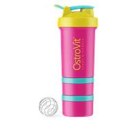 Ostrovit Shaker Premium, Yellow-Pink - 450 ml
