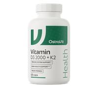 OstroVit Vitamine D3 2000 UI + K2 VEGE 120 gélules