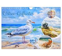Ostsee-Geflüster - Entspannung am Meer (Wandkalender 2026 DIN A4 quer), CALVENDO Monatskalender: Die beruhigende Schönheit der Ostsee im Ölmalstil
