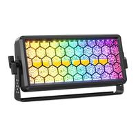 Osusuent 120W LED Rétro Lumière de Scène,RGBW COB Wallwasher Stroboscope Matricielle Faisceau Dynamique,Disco Lumières con DMX512 Automatique,Sonore,pour Mariage Soirée Bar DJ Noël,1 PCS