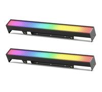 Osusuent 2PCS 150W Wallwasher Éclairage de Scène 666LEDs LED RGB Bar wash light 30Hz Stroboscope 254 effets Barre lumineuse pour Fête Bar Jardin Architecture Mariage