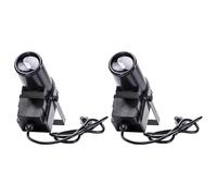Osusuent 30W RGBW LED Pinspot dmx512 Éclairage de scène Stroboscopique Mode automatique avec activation vocale Lumières Disco pour Bars à Domicile-2PCS