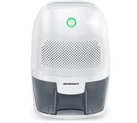 Berdsen BR-50B Déshumidificateur avec écran blanc pour pièces de 15 à 20 m3, purificateur d'air, électrique, capacité 250-300 ml, 80 % d'humidité relative, blanc