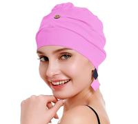 osvyo Bonnet Chimio en Coton pour Femmes avec Cancer et Perte de Cheveux, Mütze en Coton, Bonnet Léger, Emballage Scellé, rose fluorescent, taille unique