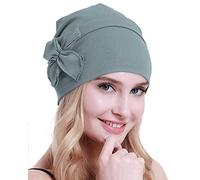 osvyo Bonnet en coton pour chimio, turban, couvre-chef, béret, casquette pour femmes atteintes de cancer, patients atteints de cancer, perte de cheveux, taille unique