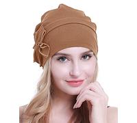 osvyo Bonnet en coton pour chimio, turban, couvre-chef, béret, casquette pour femmes atteintes de cancer, patients atteints de cancer, perte de cheveux, taille unique