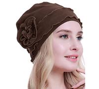 osvyo Chemo Headwear Turban pour Femme - Bonnet Contre la Perte de Cheveux - Emballage scellé - Café Clair