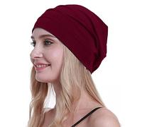 osvyo Coton chimio Chapeaux Doux Casquettes Cancer Chapeaux pour Femmes Perte de Cheveux Emballage scellé, cerisier, taille unique