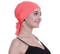 osvyo - Foulard en Bambou pour Femme, pour Perte de Cheveux, chimiothérapie, Cancer, Emballage scellé, Bambou Rose Moyen, Taille Unique