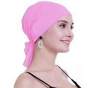 osvyo - Foulard en Bambou pour Femme, pour Perte de Cheveux, chimiothérapie, Cancer, Emballage scellé, BAMB0O Rose Clair, Taille Unique