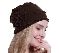 osvyo Turban Chimio pour Femme - Bonnet Contre la Perte de Cheveux - Emballage scellé Café