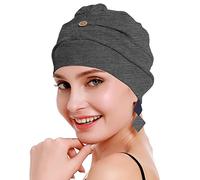 osvyo Turbans en bambou chimio pour femme contre la perte de cheveux - Chapeau léger en coton avec emballage scellé - - Taille Unique