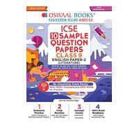 Oswaal ICSE Sample Question Papers Class 9 English Paper II (For 2023 Exam)