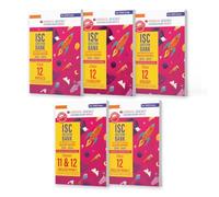 Oswaal ISC Question Bank Chapter-wise Topic-wise Class 12 (Set of 5 Books) Physics, Chemistry, Biology, English Paper-1 & 2 For 2026 Board Exams