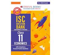 Oswaal ISC Question Bank Chapterwise & Topicwise Solved Papers Class 11 Economics For 2026 Exam