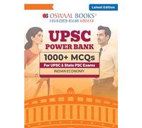 Oswaal UPSC Power Bank:1000+ MCQs for UPSC and State PSCs Exams Indian Economy