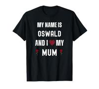 Oswald I Love My Mum Cute Personal Fête des Mères T-Shirt