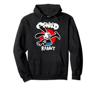 Oswald Lapin Vintage Cartoon Bunny Rouge Sweat à Capuche