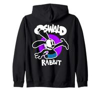 Oswald Lapin Vintage Cartoon Bunny Violet Sweat à Capuche