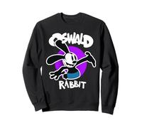 Oswald Lapin Vintage Cartoon Bunny Violet Sweatshirt