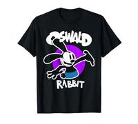 Oswald Lapin Vintage Cartoon Bunny Violet T-Shirt
