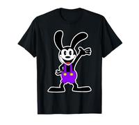 Oswald Rabbit Salopette Violet agitant Bonjour T-Shirt