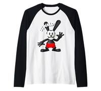 Oswald Rabbit Vintage Cartoon 1927 Hello Red Short Manche Raglan